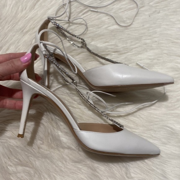 Gianvito Rossi Crystal T-string pointed toe pump size 39EU - Picture 11 of 14